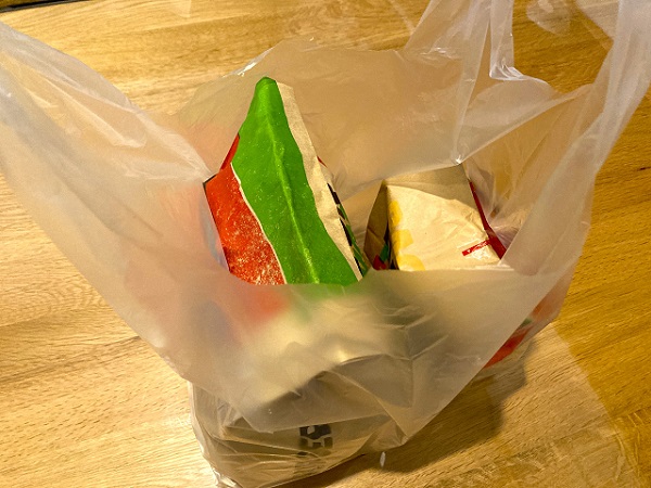 届いたバーガーキング