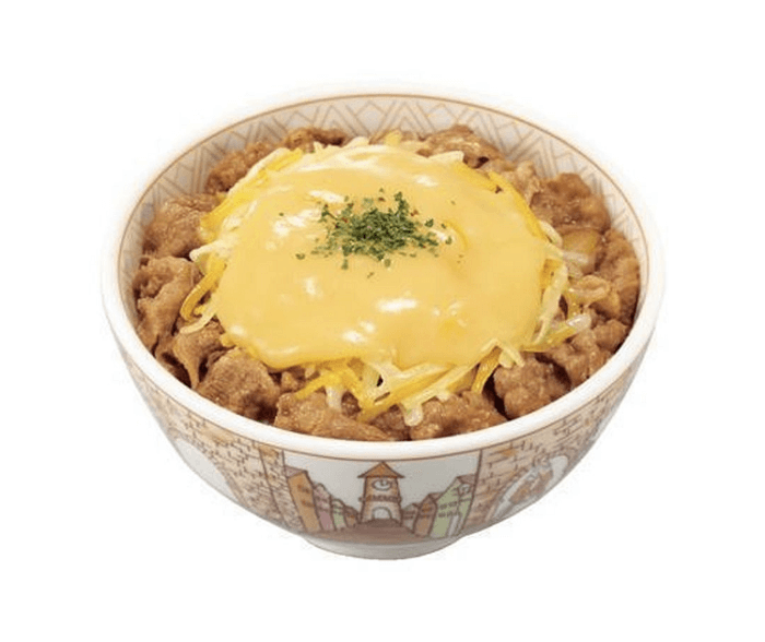 すき家のとろーり3種のチーズ牛丼