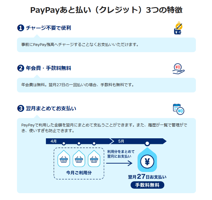 ペイペイあと払い