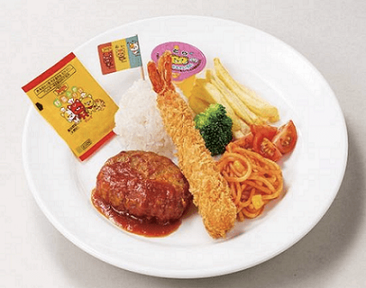デニーズのおこさまランチ(ゼリーつき)