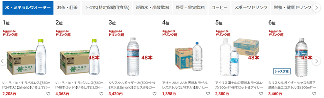 Rakuten24 ドリンク館