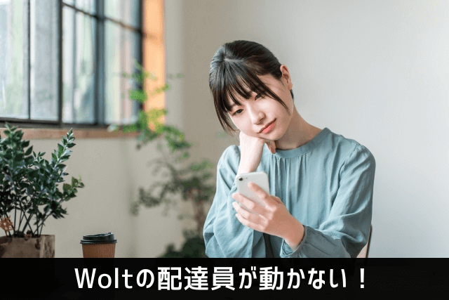 Wolt の配達員が動かない！